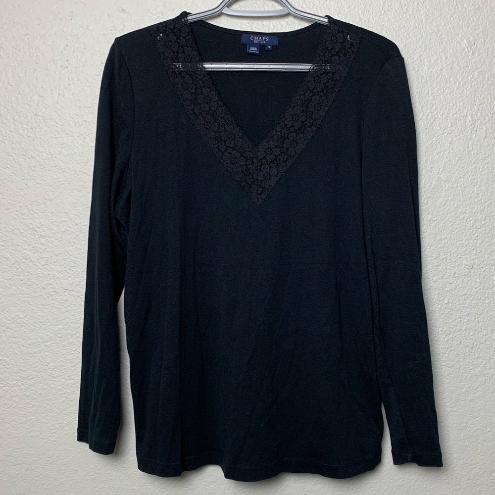 Chaps long sleeve top